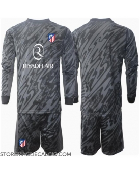 Atletico Madrid Portiere Maglia Gara Casa Repliche 2024-25 Bambino Maniche Lunghe